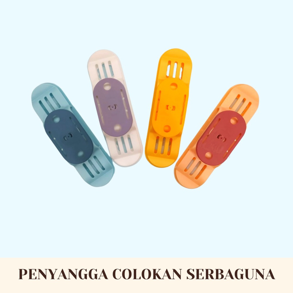 HOLDER COLOKAN STOP KONTAK AC REMOTE - HOLDER GANTUNG UNIVERSAL PENYANGGA COLOKAN SERBAGUNA