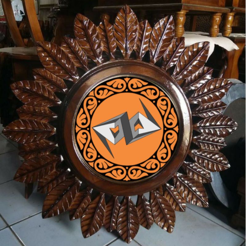 Pigura Cermin Kayu Jati | pigura Jam dinding | Bingkai Foto | Pigura Ukir jepara