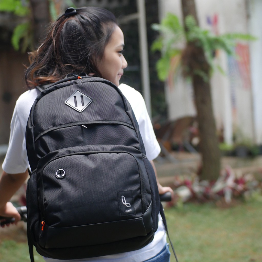 Splendido Black | Tas Ransel Punggung Ori Bag Pria Wanita Backpack Baru Gunung | Lazzardi x FORIND