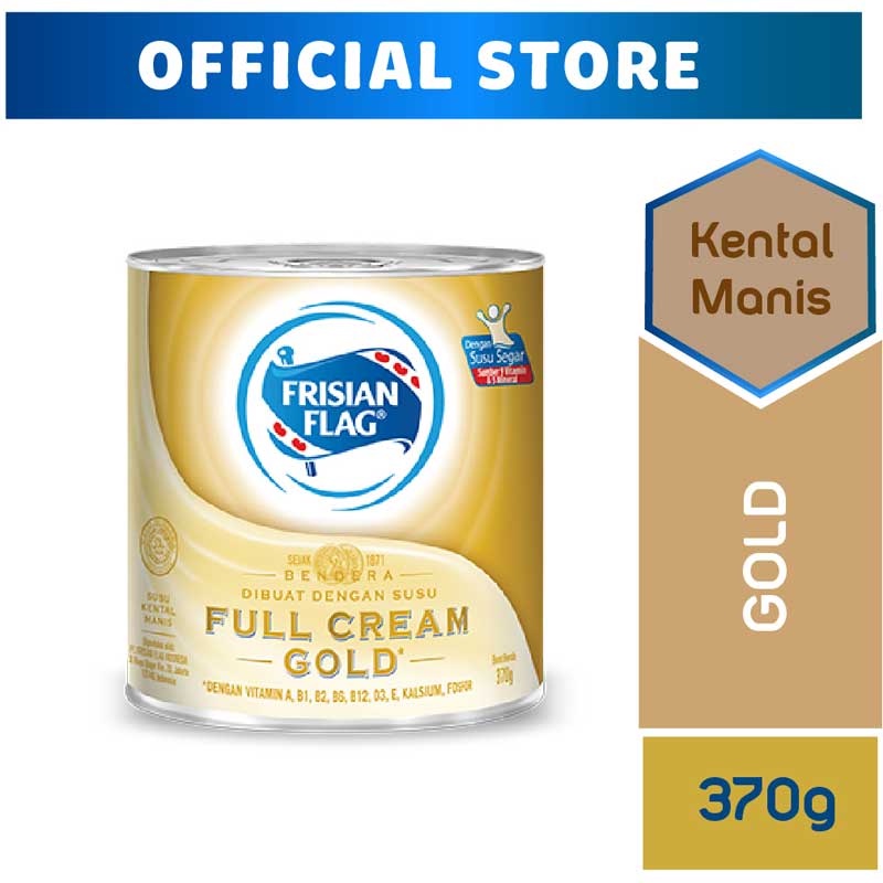 

FRISIAN FLAG Kental Manis Full Cream Gold 370g