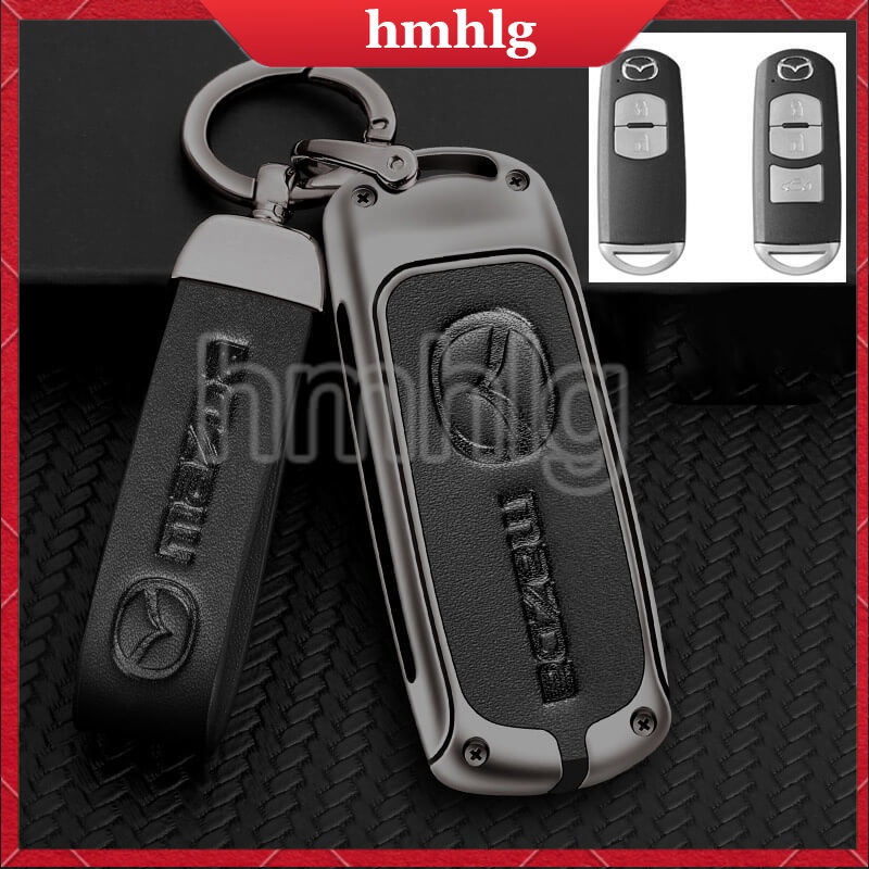 Case Kunci Mobil Bahan Kulit Dan TPU Untuk MAZDA 2 CX 3 CX 5 CX 8 MAZDA 3 Atenza CX-9 MX-5 RX