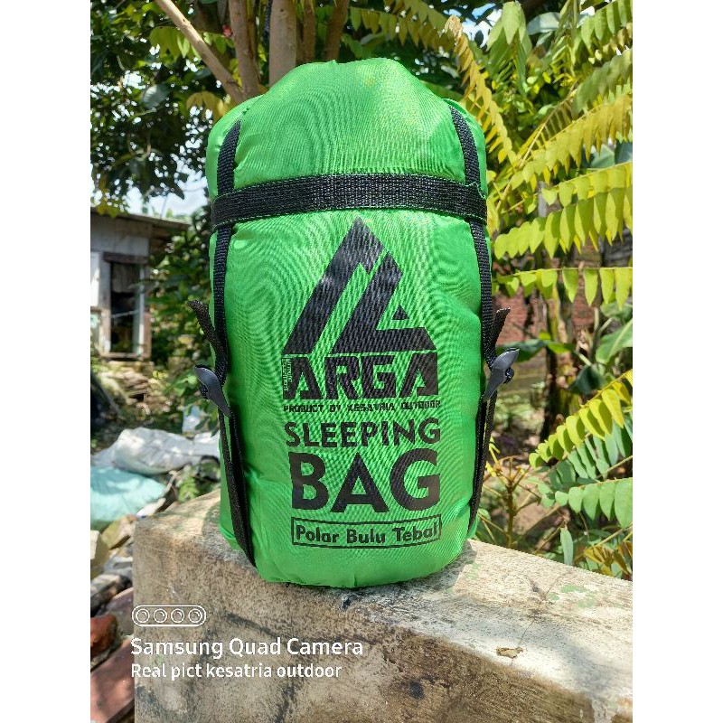 SB polar bulu tebal/sleeping bag arga polar bulu tebal sistem tas kompres/sleeping/sbmurah