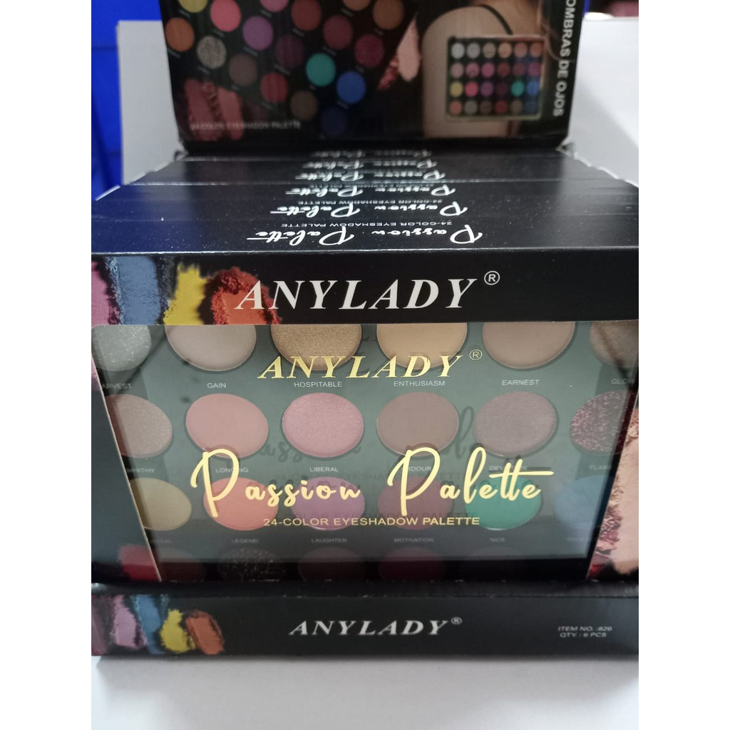 [ECER] EYESHADOW / EYE SHADOW ANYLADY PASSION PALETTE NO.826