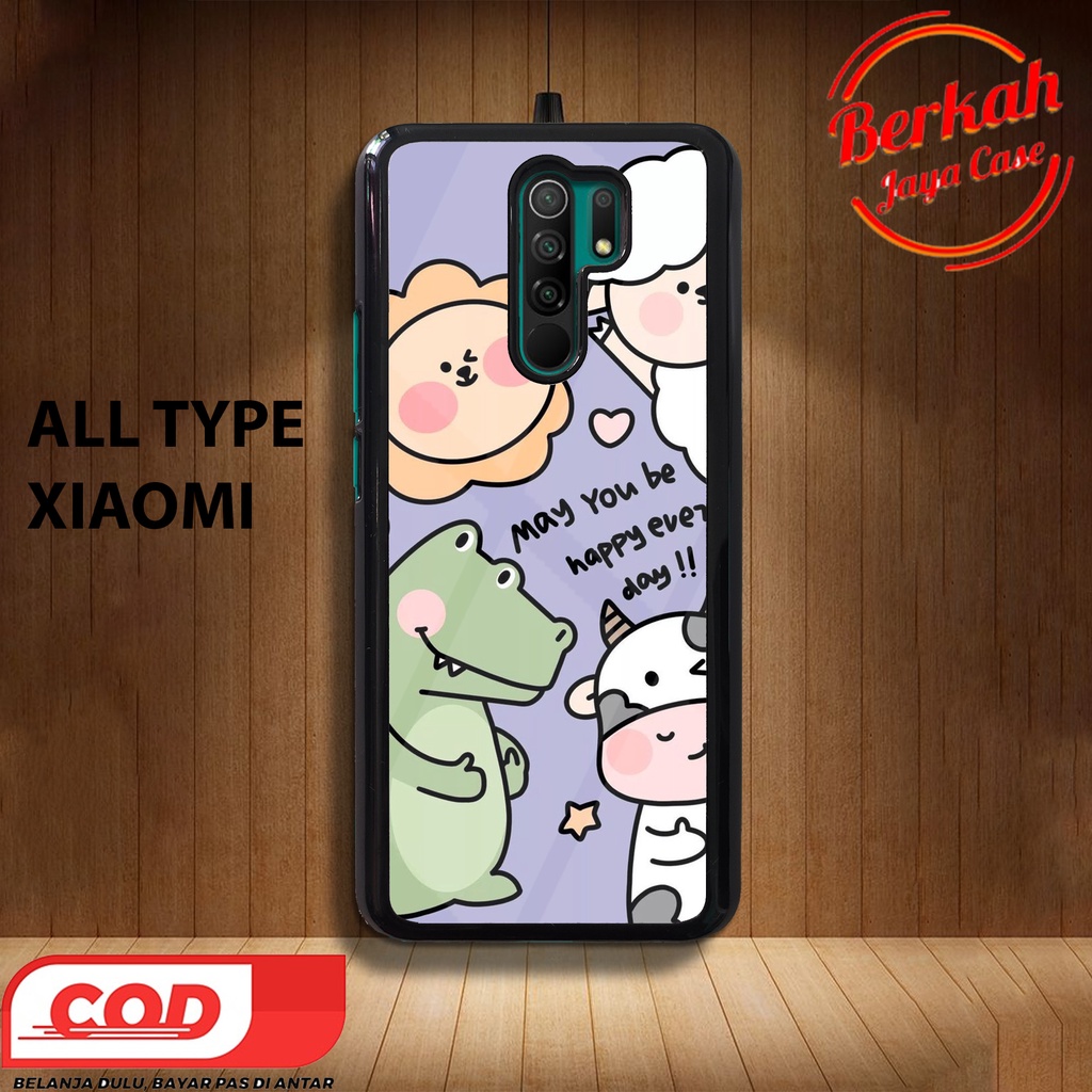 Case XIAOMI REDMI 9 REDMI 9A REDMI 9C REDMI 9T REDMI 10 Motif COW Casing Hardcase Berkah jaya case B