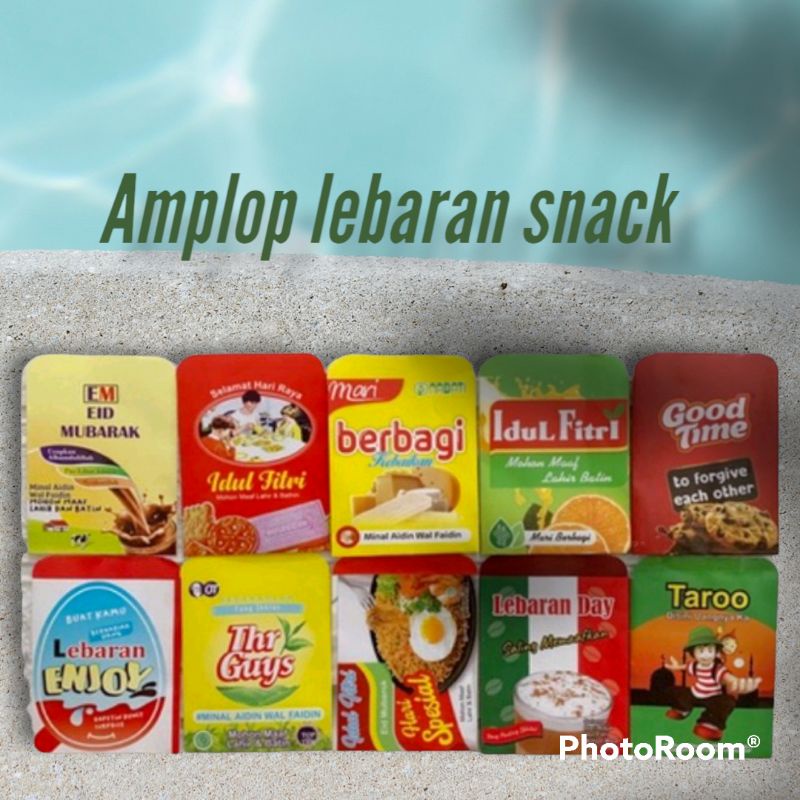 

amplop lebaran snack isi 10 pcs