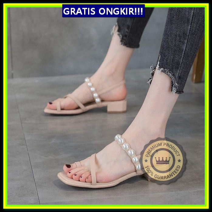 Sendal Sandal Sandals Sepatu Cewek Perempuan Rumah Santai Outdoor Indoor Kondangan Hangout Selop Kar