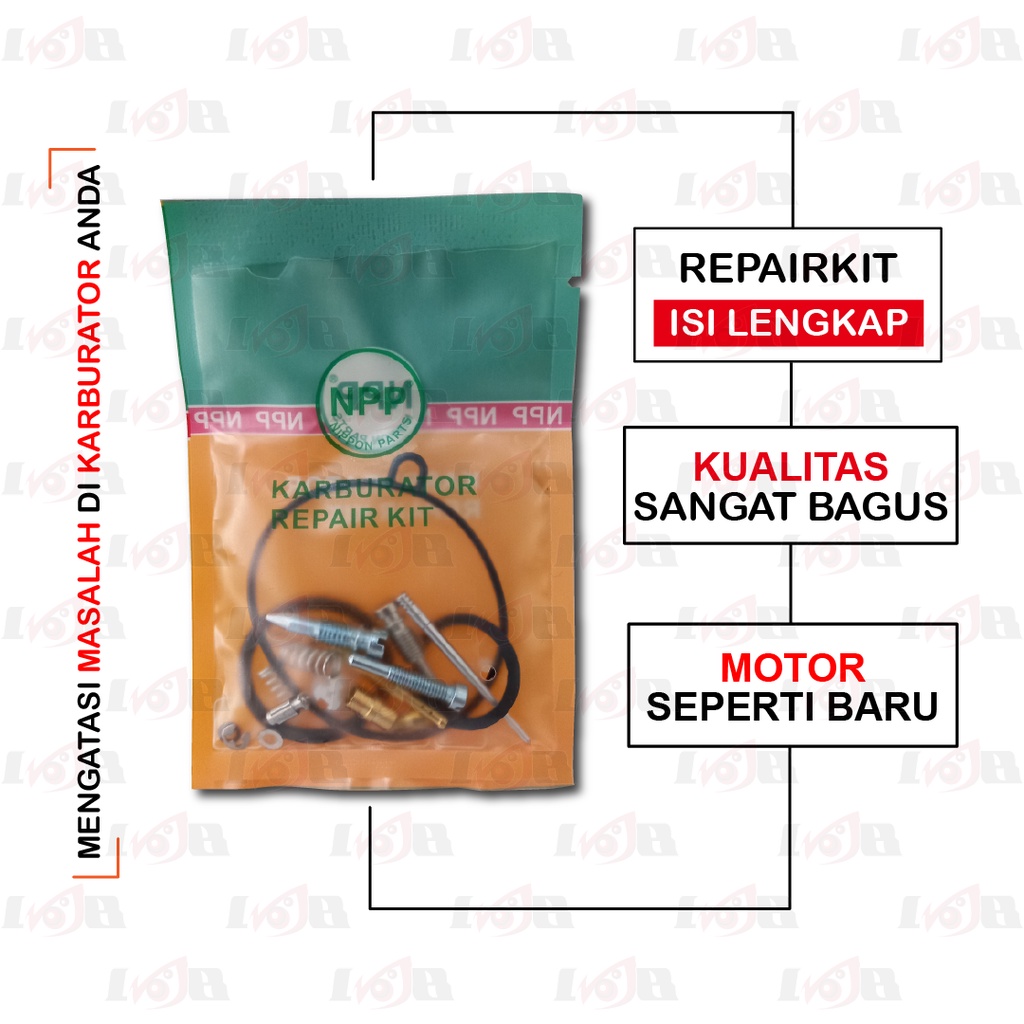 NPP RepairKit Karburator Karisma Supra X 125 Parkit Daleman Carbu Karbu