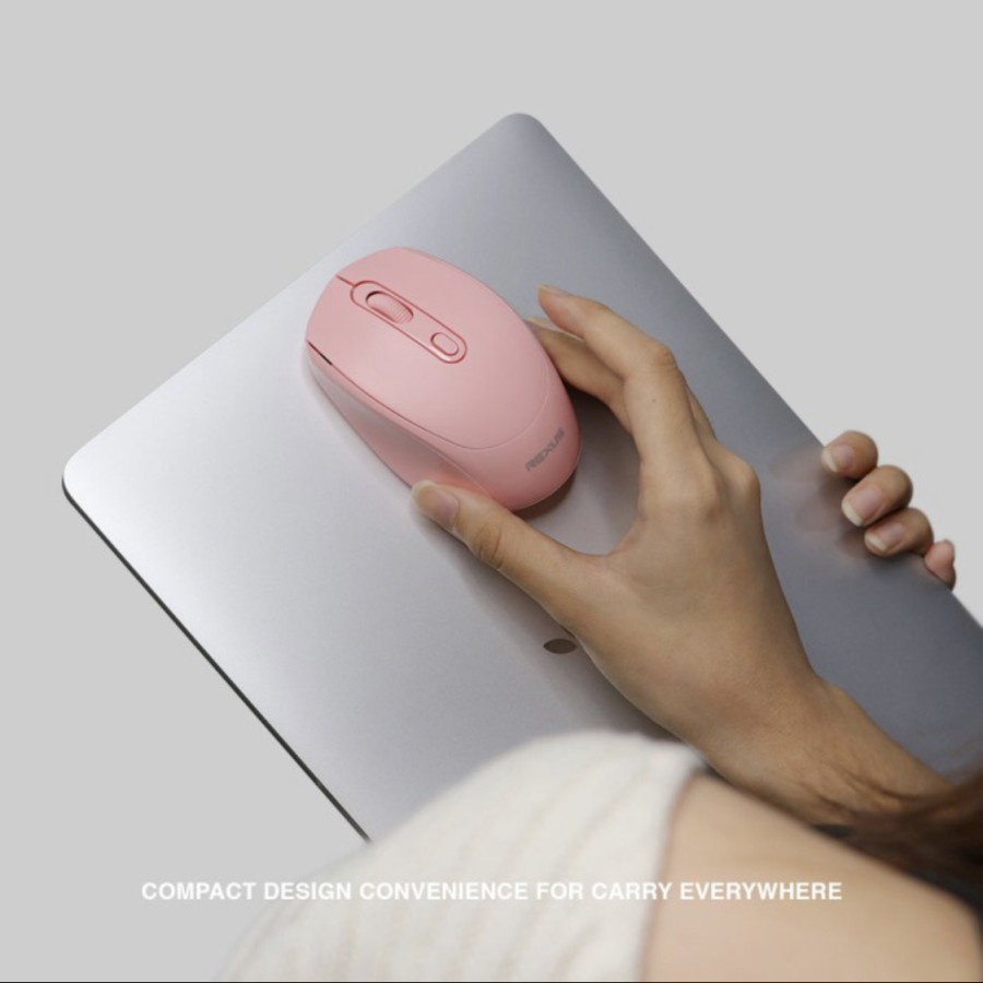 Rexus Q35 Mouse Wireless with Silent Click Office Mouse Tanpa Kabel