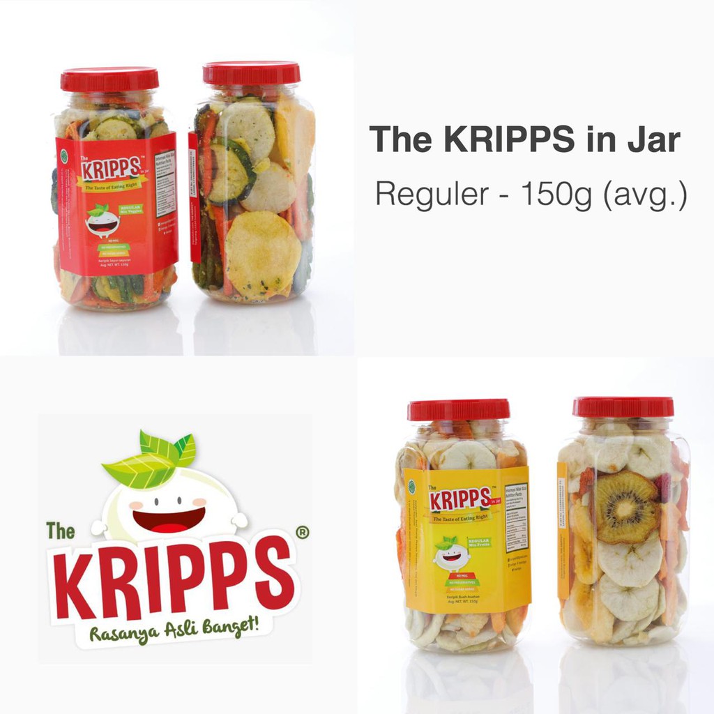 

The kripps kripik sayur dan buah