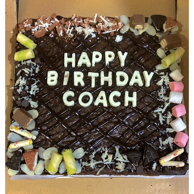 

Birthday Cake Decorative Custom Hampers Natal Fudgy Brownies Kue Ulang Tahun Ready Siap Kirim Bandung Area