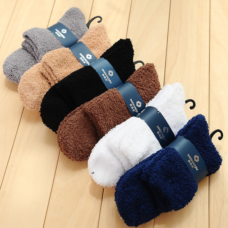 Kaos Kaki Winter Pria Wanita Winter Sock Meihaozu Tebal Hangat Untuk Musim Dingin