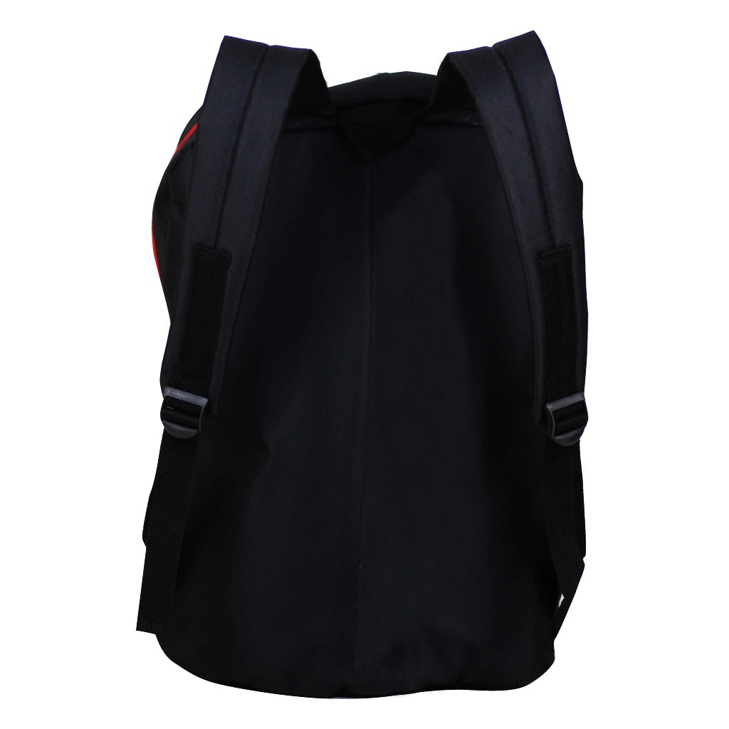 Tas Gendong Polo Hitam Pria SMP SMA Backpack Punggung Laptop Cowok Nyaman Berkualitas Bagus Keren