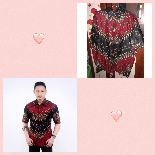 Xxxl Batik Resmi Hem Batik Batik Jumbo Kemeja Batik Lengan Pendek Bige M L Xl Xxl Xxxl 4xl 5xl 6xl