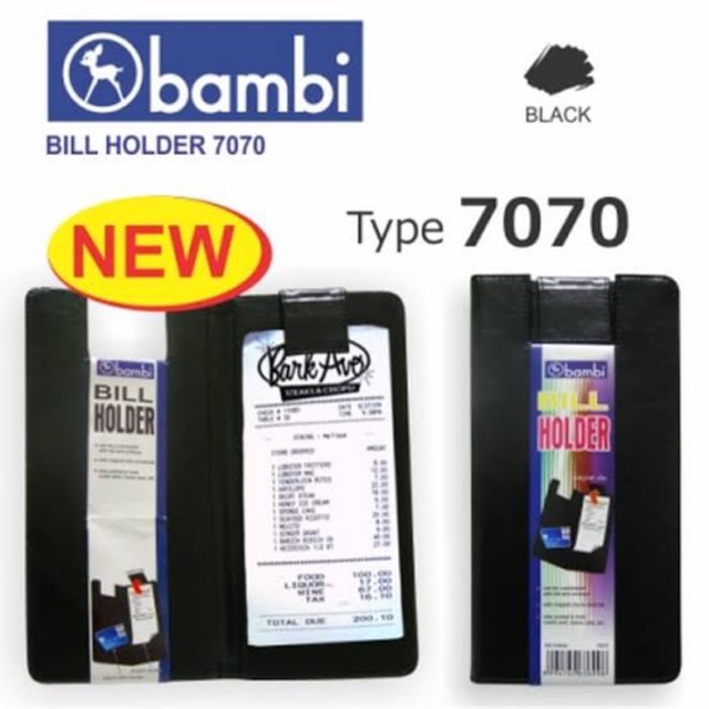 

Bill Holder Bambi 7070 (untuk restoran, cafe, dan sebagai)