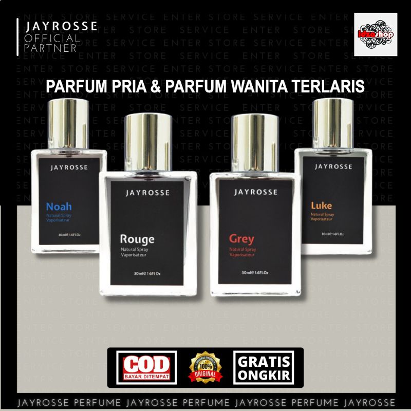 Jayrosse Parfum - Rouge Parfum Pria Rouge Grey Noah Luke