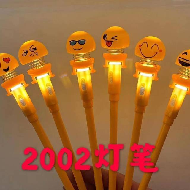 Pulpen Emoji lampu led