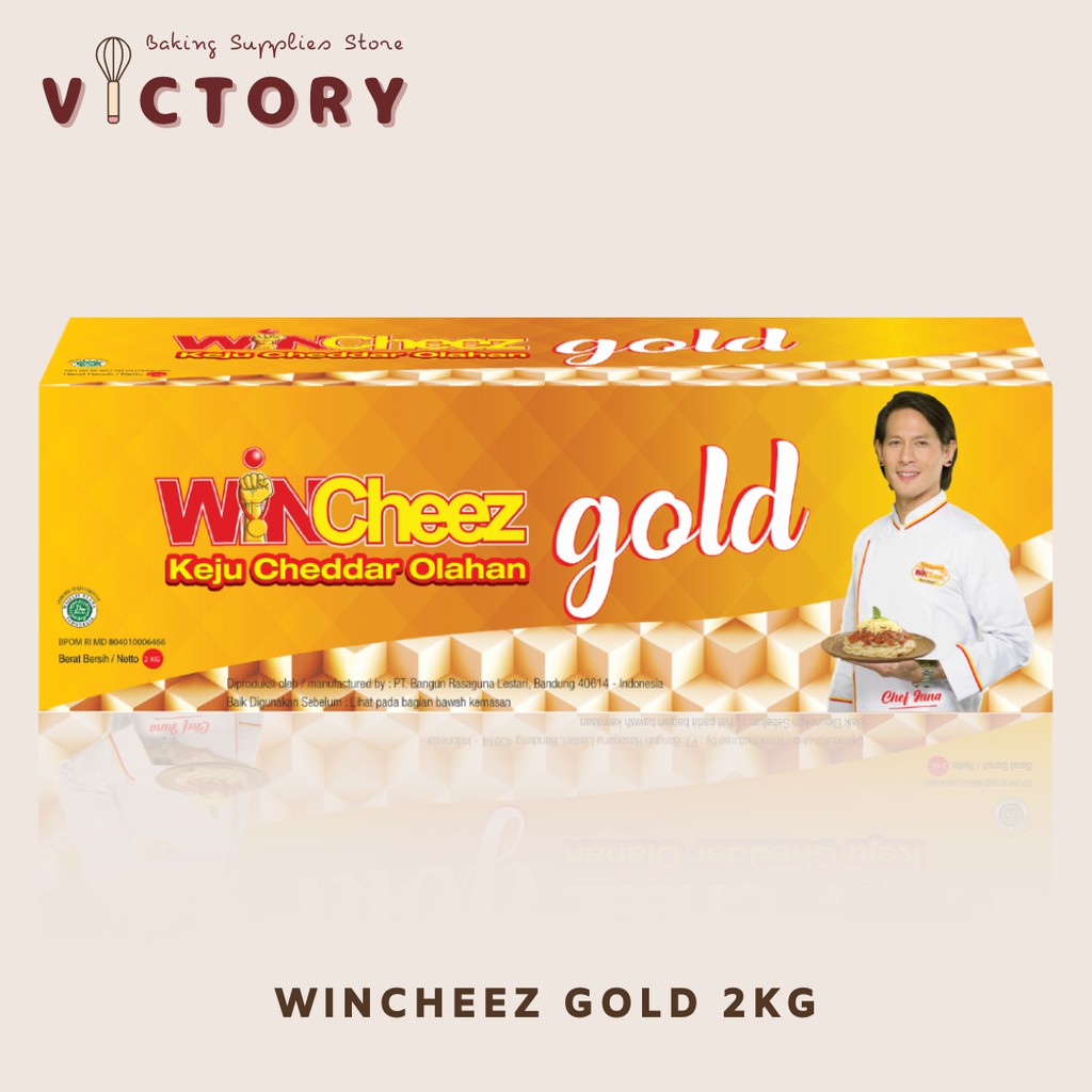 

Wincheez Gold 2kg - Keju Cheddar Blok