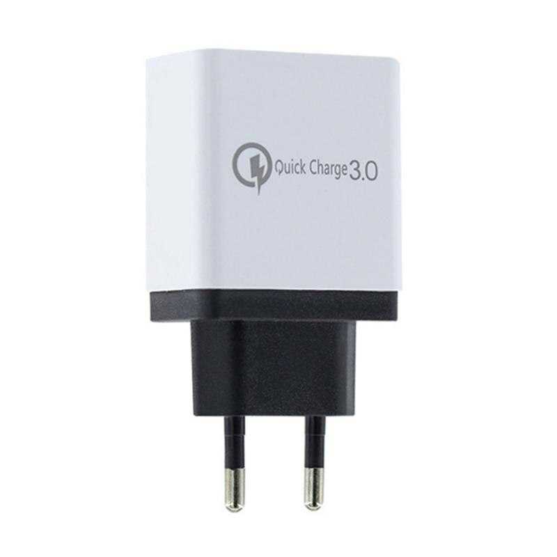 Charger USB Fast Charging QC3.0 4 Port 3.5A / Adaptor Charger Fast Charging Samsung iPhone Xiaomi Vivo Oppo / Charger Fast Charging 18W / Kepala Casan Type C Micro Usb Robot Pengisian Daya Cepat / Pala Casan iPhone / Colokan Usb Murah Original