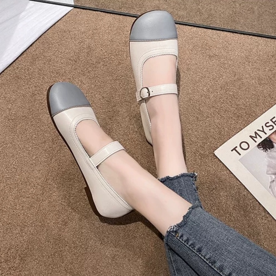 RYX - Pastel Duality Sepatu Slip-On Wanita Fashion Casual - Ori Import