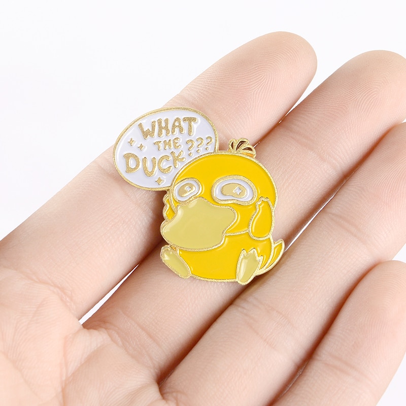 Bros Pin Enamel Bentuk Bebek Kecil Untuk Hadiah