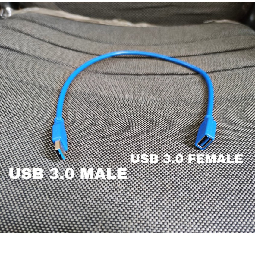 SKU-1242 KABEL USB 3.0 EXTENSION 50CM PERPANJANGAN MALE FEMALE 50 CM