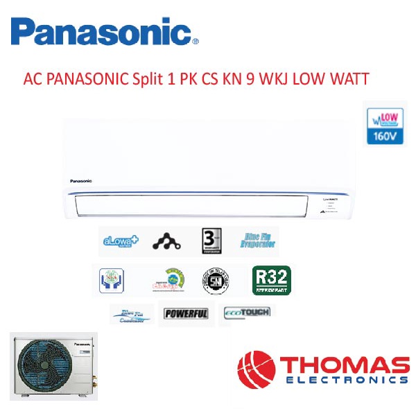 Jual Ac Panasonic Low Watt Pk Cs Cu Kn Wkj Low Watt Alowa R