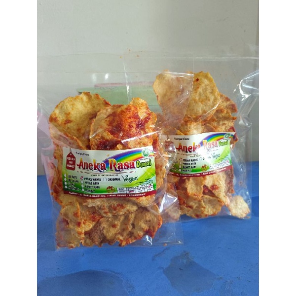 

Keripik Emping Rasa Pedas Manis Vege