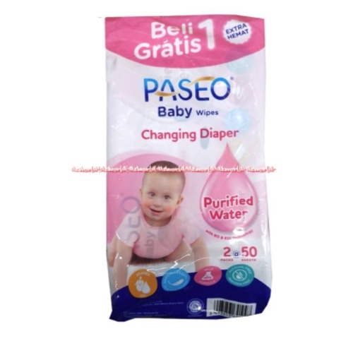 Paseo Baby Pink 50lembar With Jojoba Oil Beli 1 Gratis 1 Tissue 50 lembar Tisu Tisue Paseo Bebi