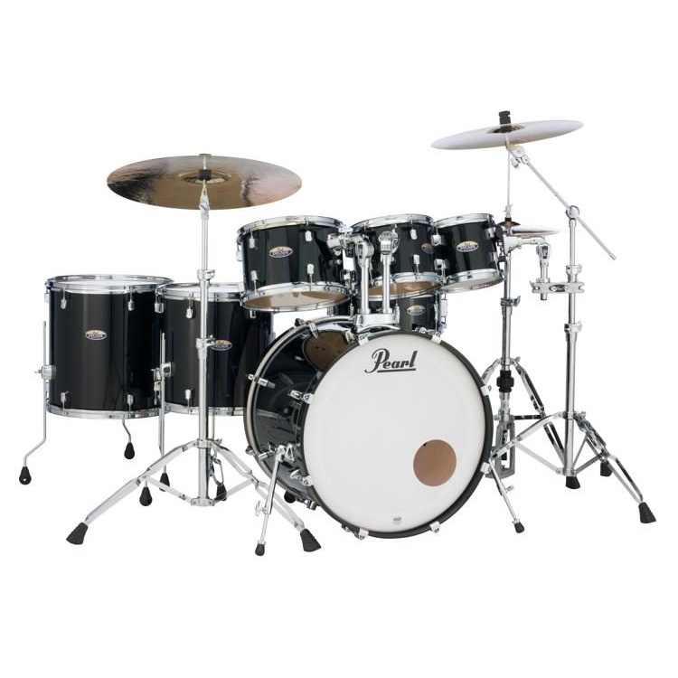Drum Set Pearl Decade Maple DMPC927SP Jet Black 7Pcs