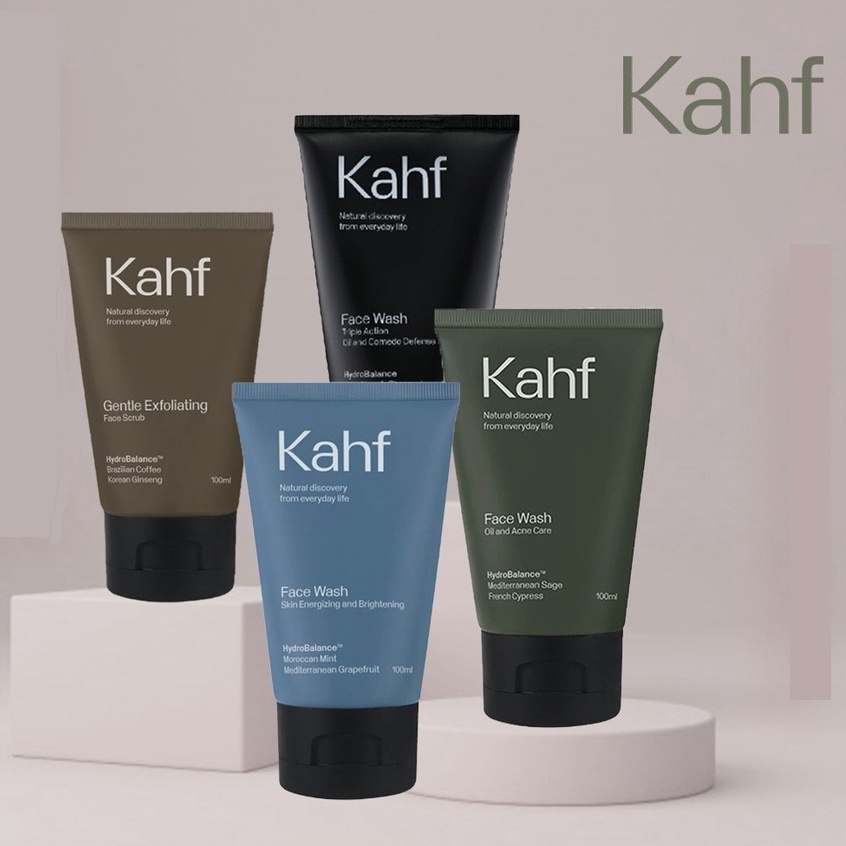 KAHF FACE WASH / FACIAL WASH | SABUN MUKA PRIA - 100 ML