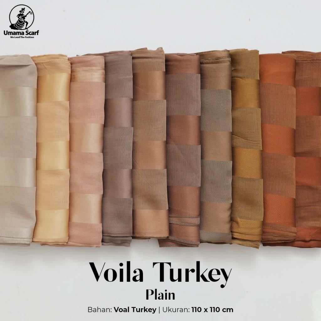 Umama Voal Turkey / Jilbab Voal Plain motif turkey Premium /Jilbab umama / Hijab Voal Umama