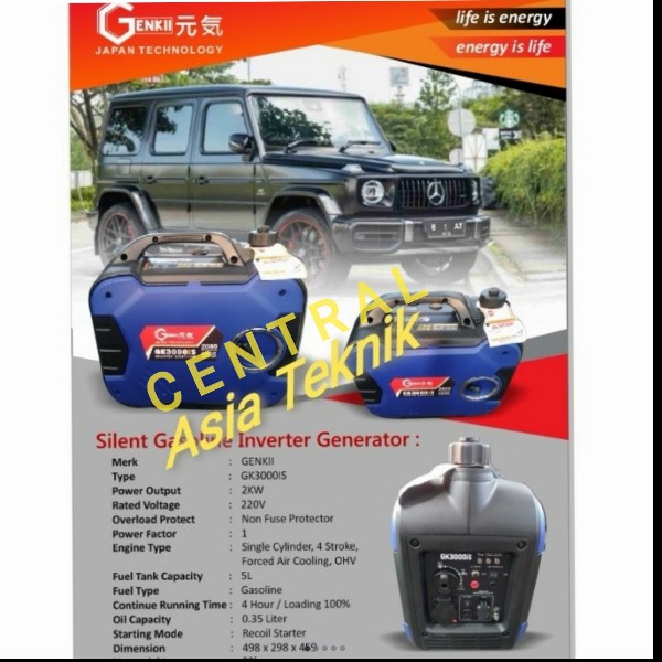 Genset inverter super silent 2000watt