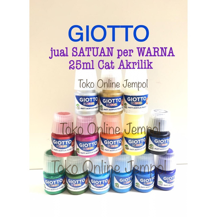 

25ml Cat Acrylic Giotto satuan Akrilik 538xxx Paint ATK096xGT - Putih