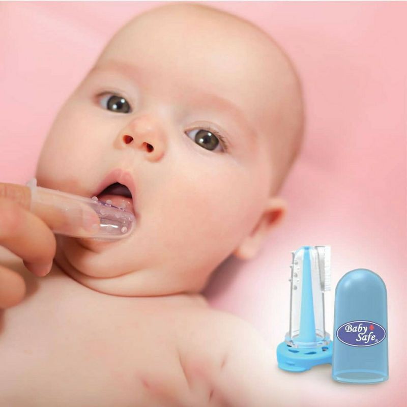 BabySafe Finger Tootbrush TB001 / TB002 / Sikat Lidah Bayi