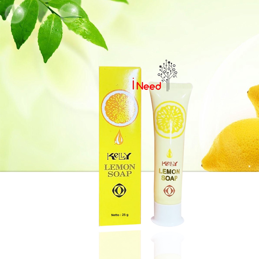 (INEED) Kelly Lemon Soap / Sabun muka Kely / keli 15 25 75 gram