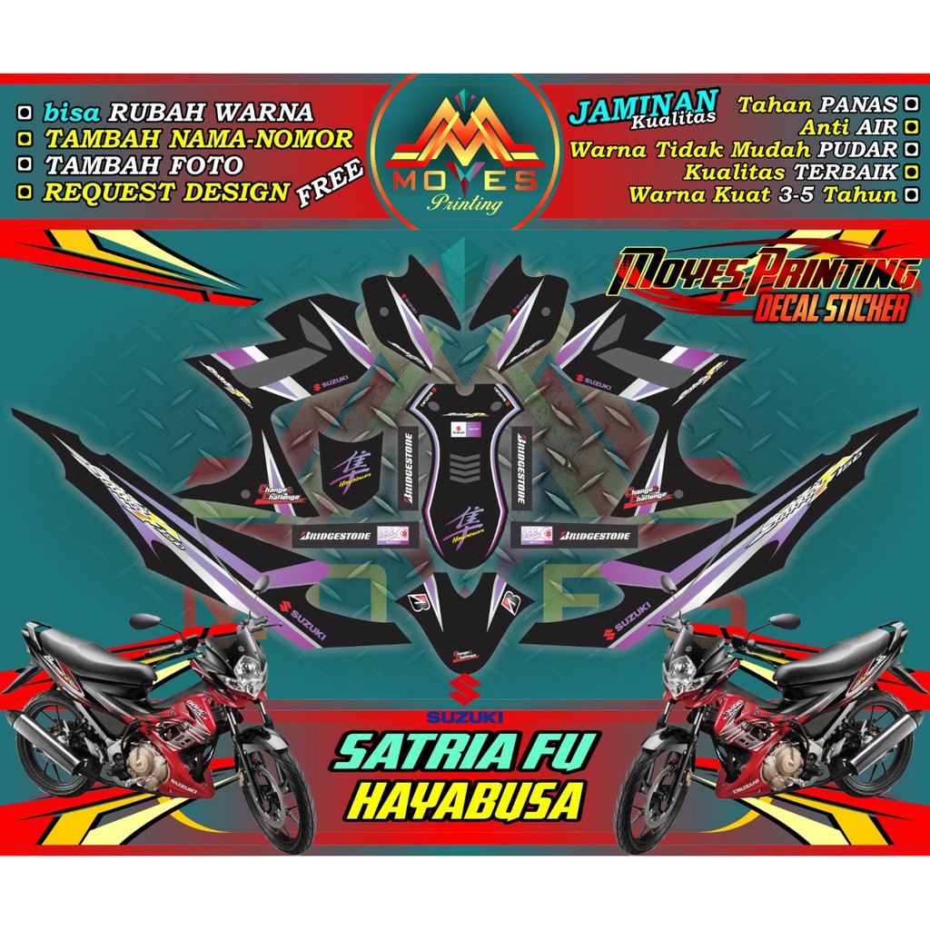 stiker motor satria fu full body decal stiker motor satria fu full body stiker fu decal stiker fu