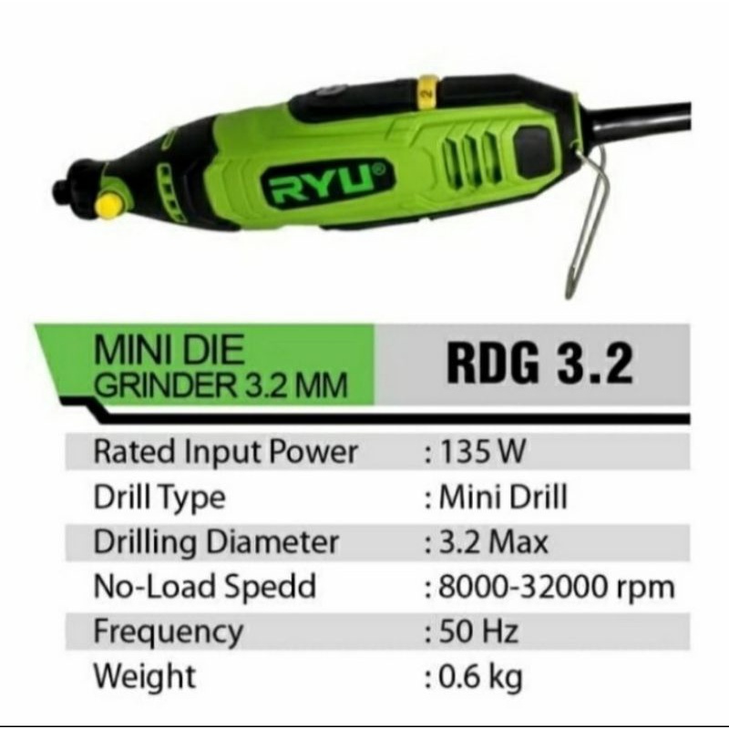Gerinda Mini RYU set/Mini Gerinda RDG 3.2