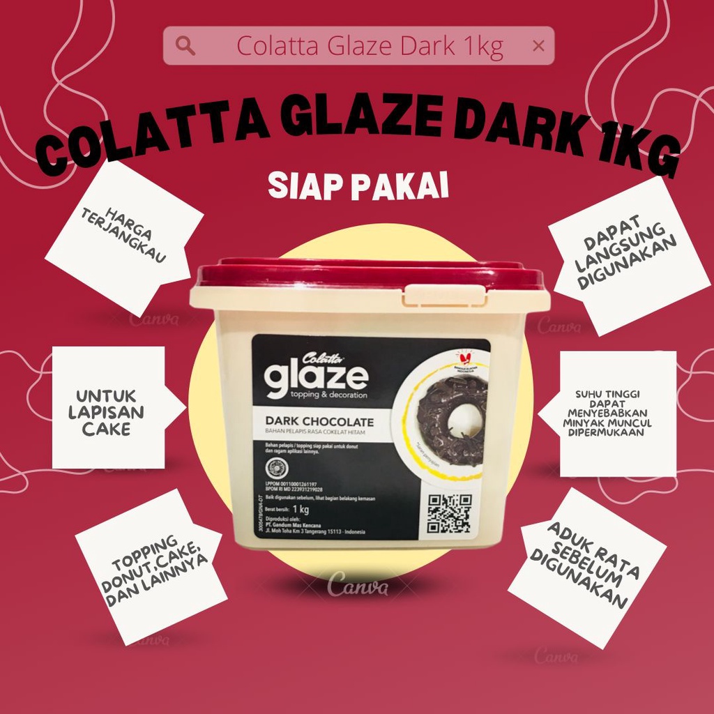 

Colatta Glaze Dark 1kg