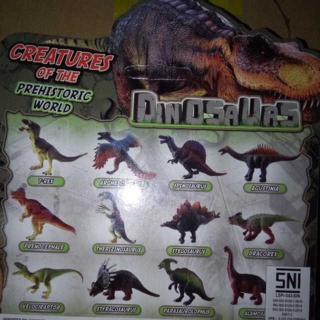 Emco Dinosaurs AGUSTINIA , THERIZINOSAURUS , ARCHAEOPTERYX , PRENOCEPHALE , DRACOREX , SPINOSAURUS F