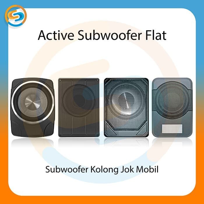AKTIVE SUBWOOFER FLAT 10INCH - BASSTUBE SUBWOOFER KOLONG SLIM AKTIF 10
