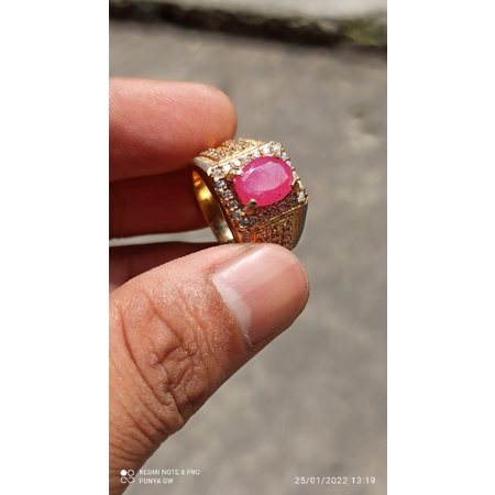 BATU NATURAL RUBY TANZANIA + memo