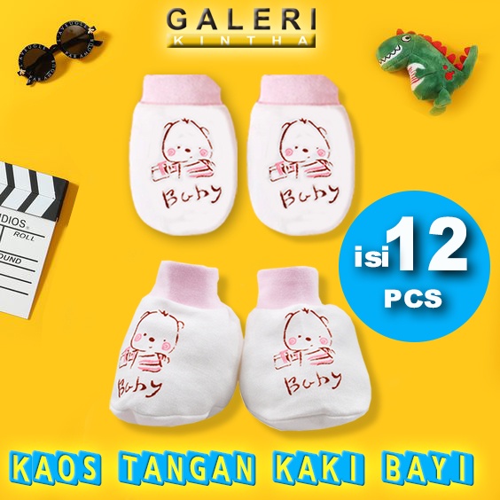 Sarung Tangan Bayi Set Newborn Lusinan