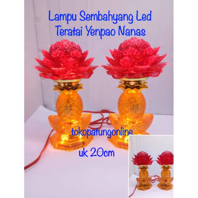 Lampu Sembahyang Led Teratai Yenpao Nanas New