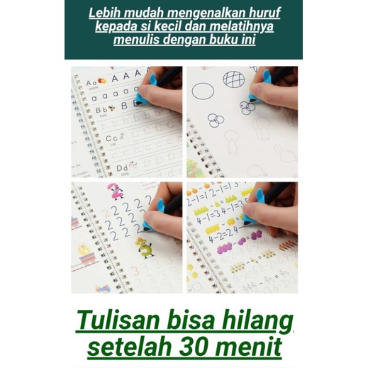 Sank Magic Book  Pratice Book Buku Anak Belajar Menulis Buku Panduan Magic 3D