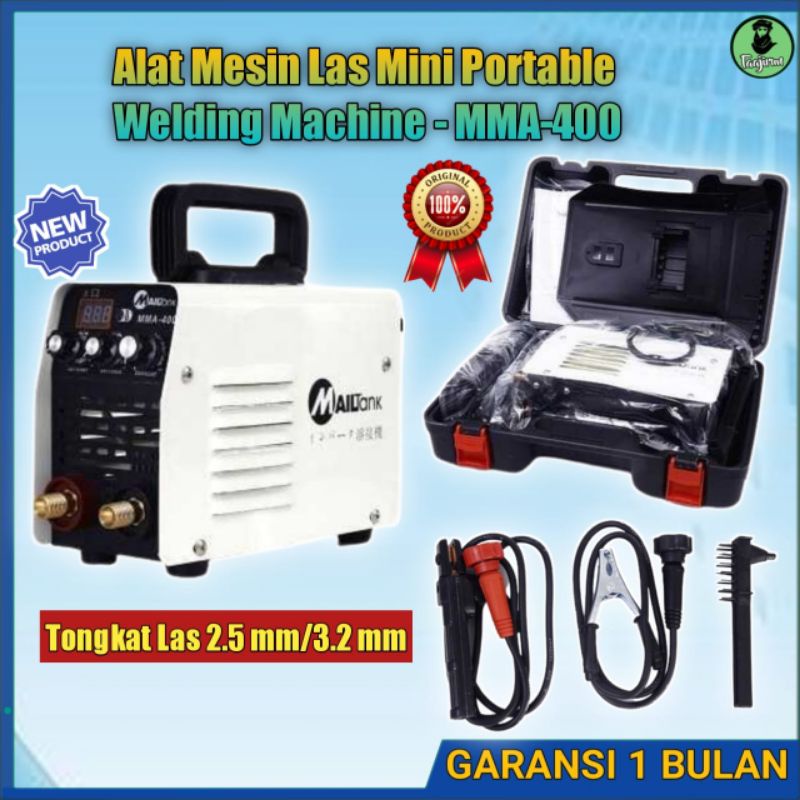 PROMO ORIGINAL Mesin Las Mini Portable Welding Machine - MMA-400 alat las mini mesin las mini alat l