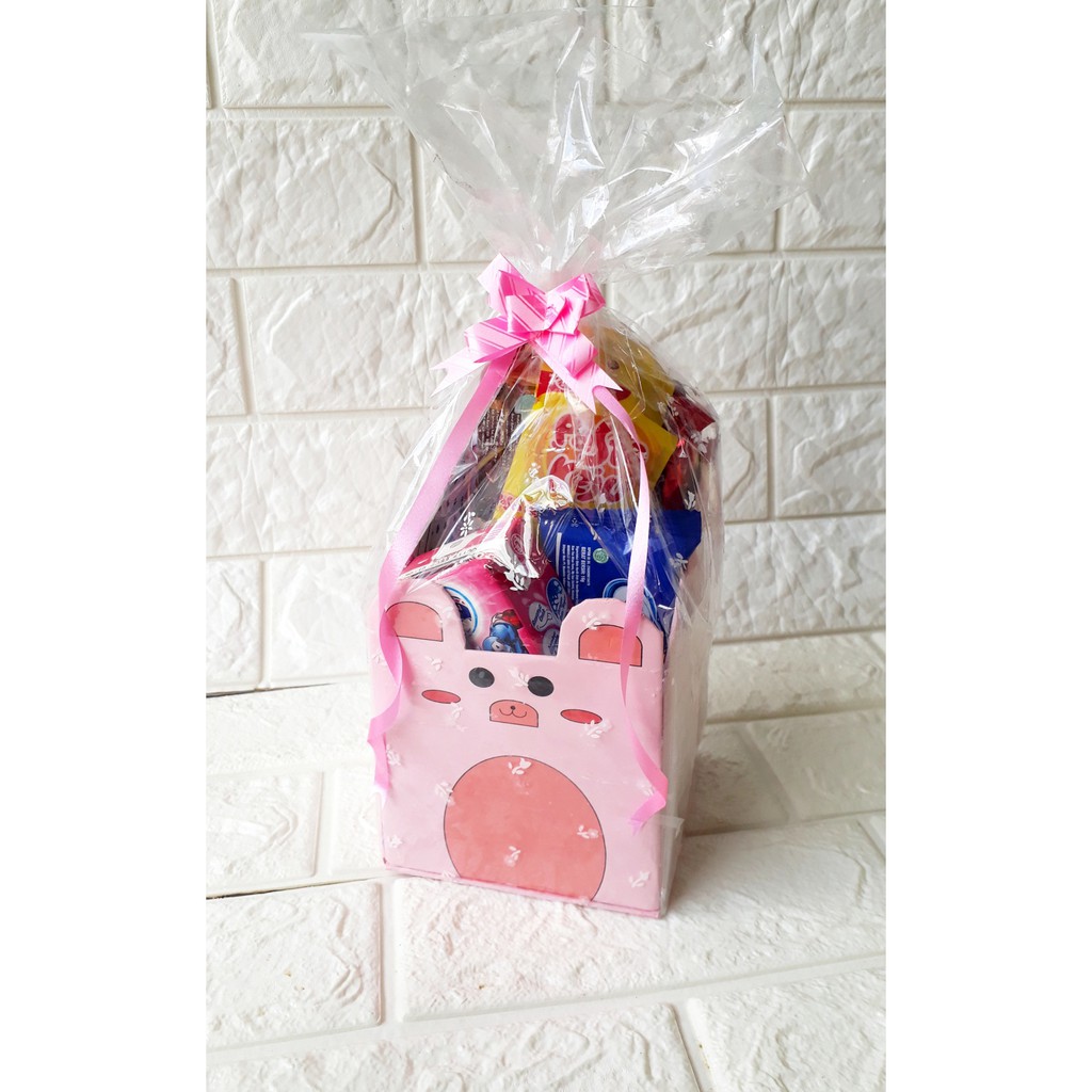 Cute Storage box Ulang tahun Anak / hampers kids birthday party / wedding decoration / souvenir gift