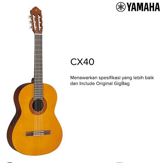 Yamaha Gitar Akustik CX40 Yamaha CX-40 Yamaha CX 40 Original