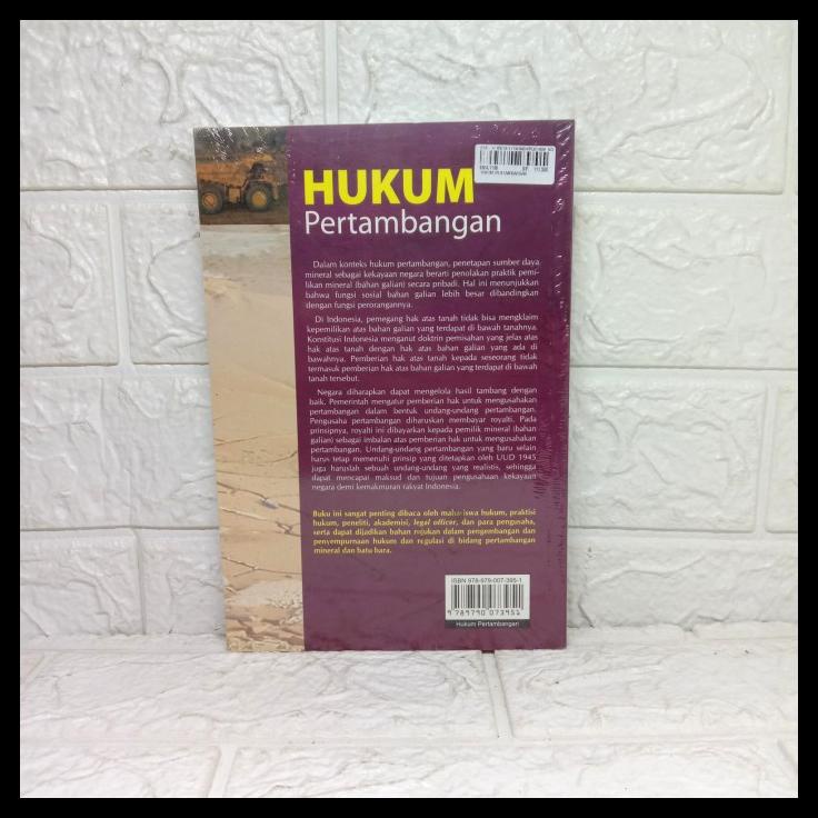 

DISKON TERBATAS !!! BUKU HUKUM PERTAMBANGAN TERLARIS