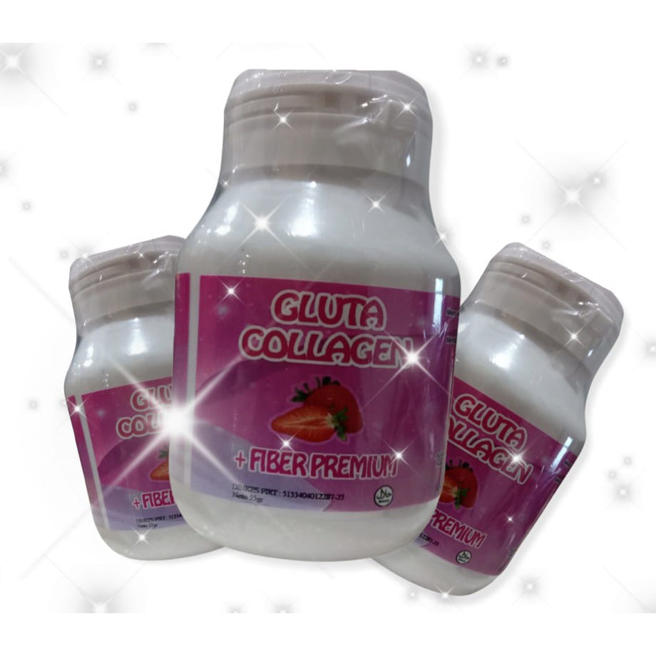 Gluta Collagen drink + fiber premium