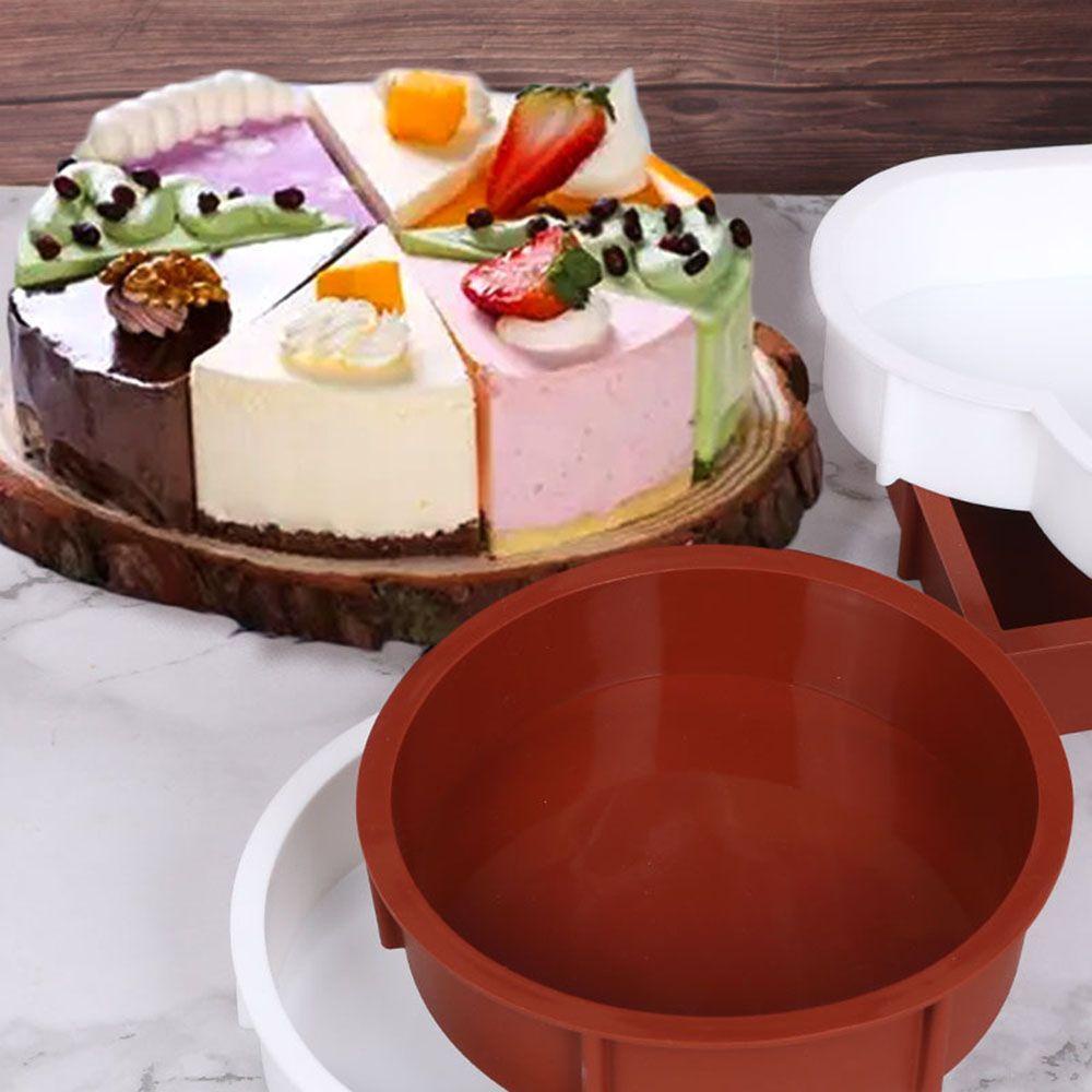 Preva Cake Pan Tray Dapur Pastry Dish Alat Panggang Hati Persegi Bulat